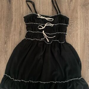 Thirty thirty Black Dress with Accents